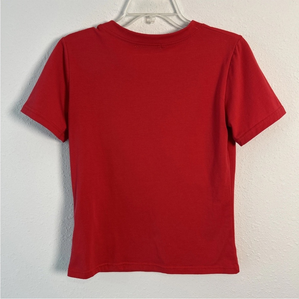 Vogue Seoul Korea Women’s Size Small Red Short Sleeve T-Shirt FV Relay - Picture 6 of 10